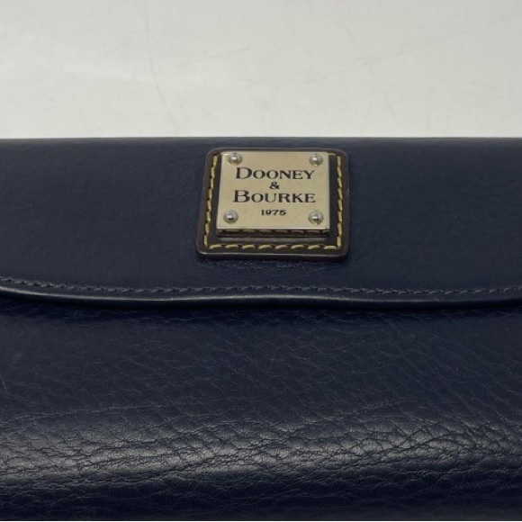 Dooney & Bourke Navy Leather Women's Bag - Picture 1 of 3